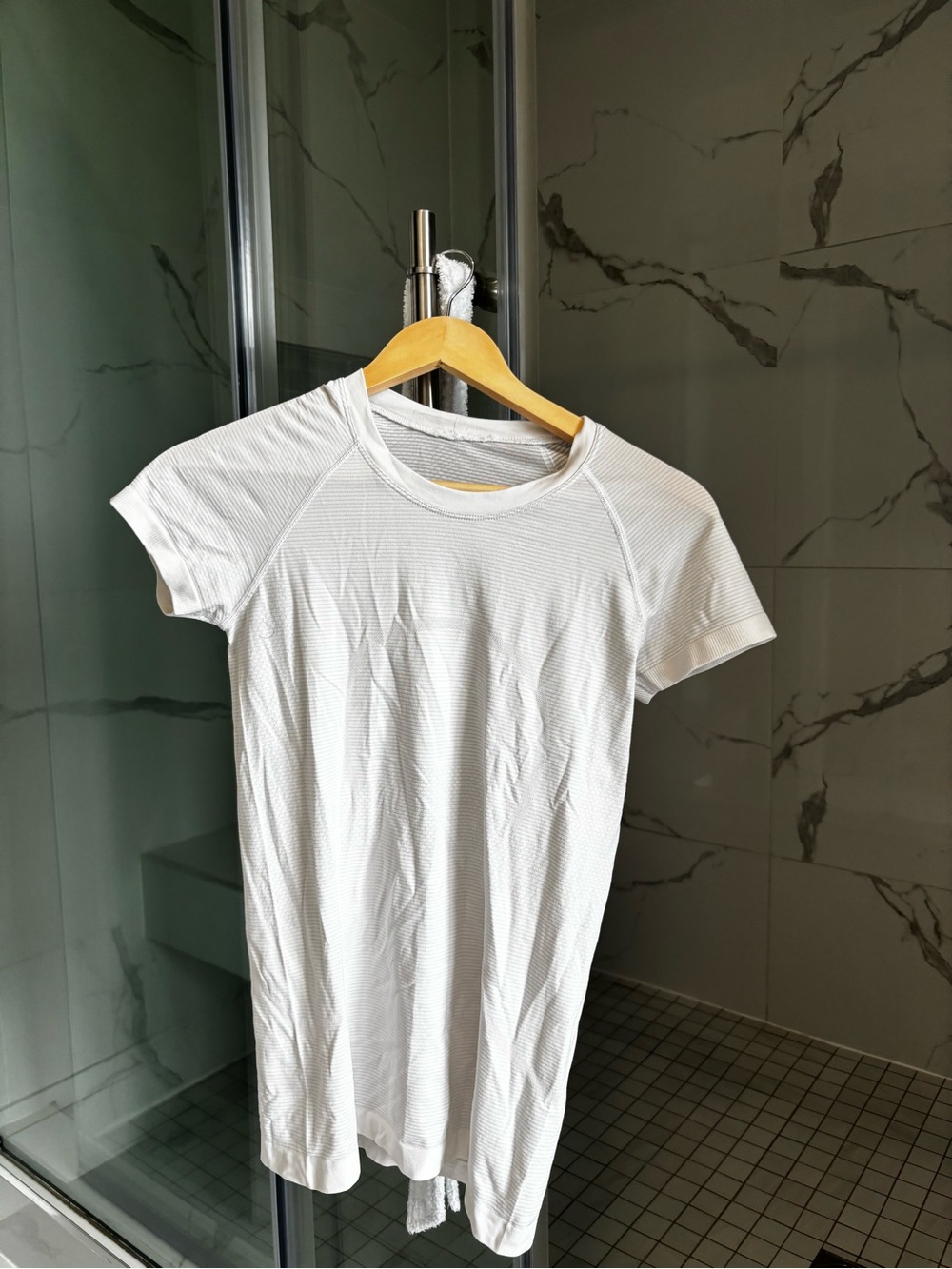 lululemon athletica White Short Sleeve Crew Tee